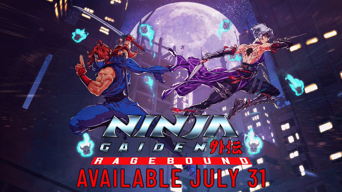 The veil between the human and demon realms has broken. It's time to prepare for battle. 🥷 NINJA GAIDEN: Ragebound slashes its way onto PC, Nintendo Switch, PlayStation, and Xbox consoles digitally on July 31, 2025.