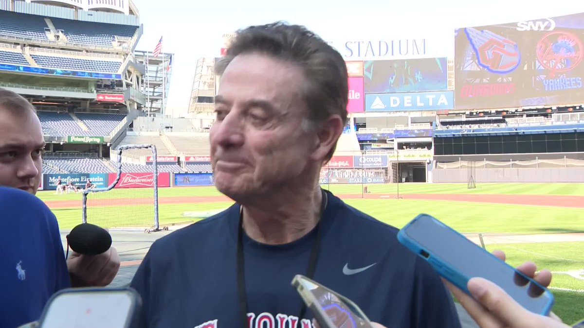 Rick Pitino was asked how Aaron Judge would project as a basketball player: "He's not quick enough laterally" 😂