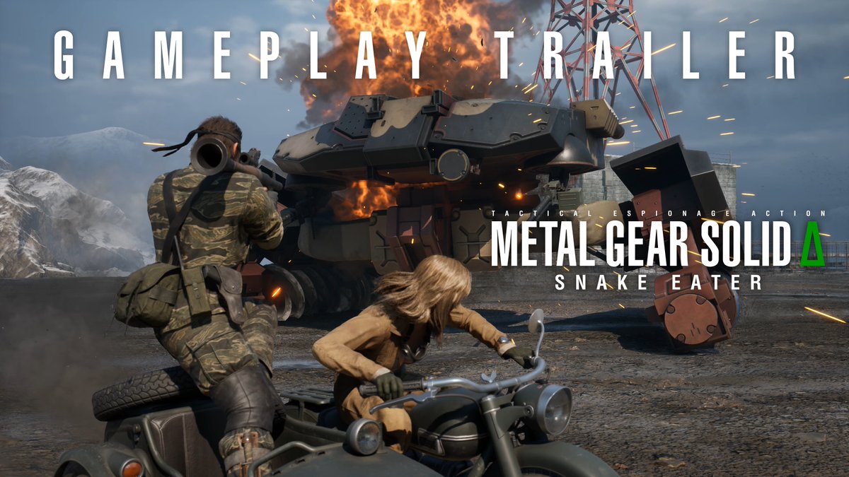 『METAL GEAR SOLID Δ: SNAKE EATER』 Gameplay Trailer公開！ 2025年8月28日発売！ PS5®、Xbox Series X|S、Steam®で絶賛予約受付中🐍 詳細はこちら ※本映像はPS5®版、Steam®版のトレーラーです。 #MGSDelta #MetalGearSolid #メタルギアソリッド