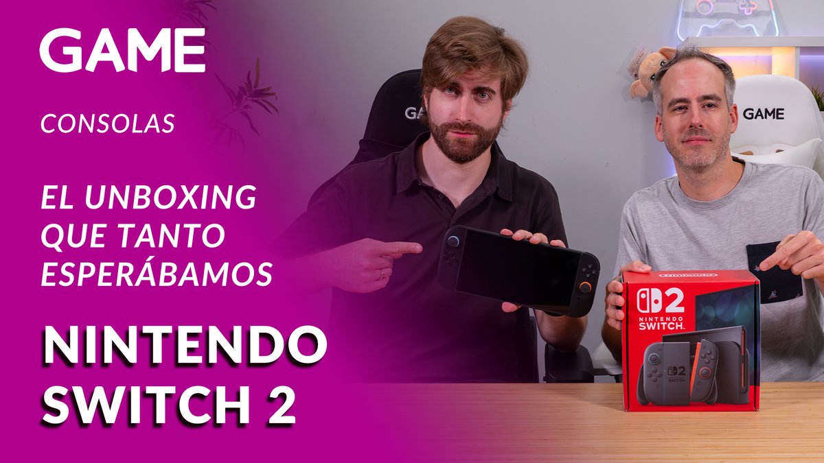 ❤ ¡Ya está aquí! ❤ Ya es 5 de junio, ¡el lanzamiento de Nintendo Switch 2! Y te hemos preparado un unboxing muy especial para que puedas ver esta maravilla de consola desde el minuto 1 del día, ¡no te lo pierdas!