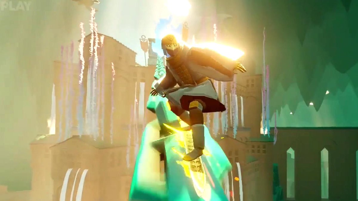 Take a look at the Release Date Trailer for Sword of the Sea, a visual adventure game set in a vibrant and colorful world of deserts, oceans, ice-covered regions, and more using sleek and fast traversal. #StateOfPlay #IGNSummerOfGaming