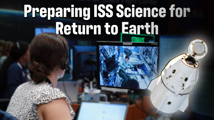 Our Payload Operations Integration Center is staffed with flight controllers who support science operations on the International Space Station 24/7/365. On May 23, the team helped the crew pack and stow experiments into SpaceX's Dragon for its flight home. Learn more about this team >>