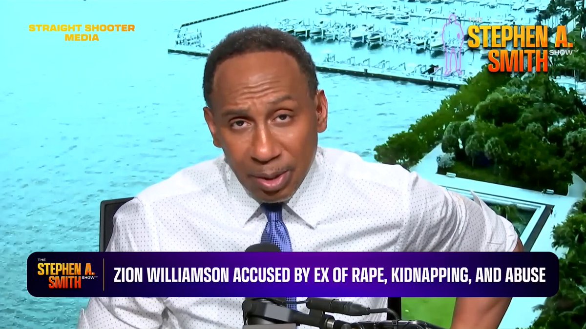 Stephen A Smith speaks on the S/A Lawsuit allegations against Zion Williamson