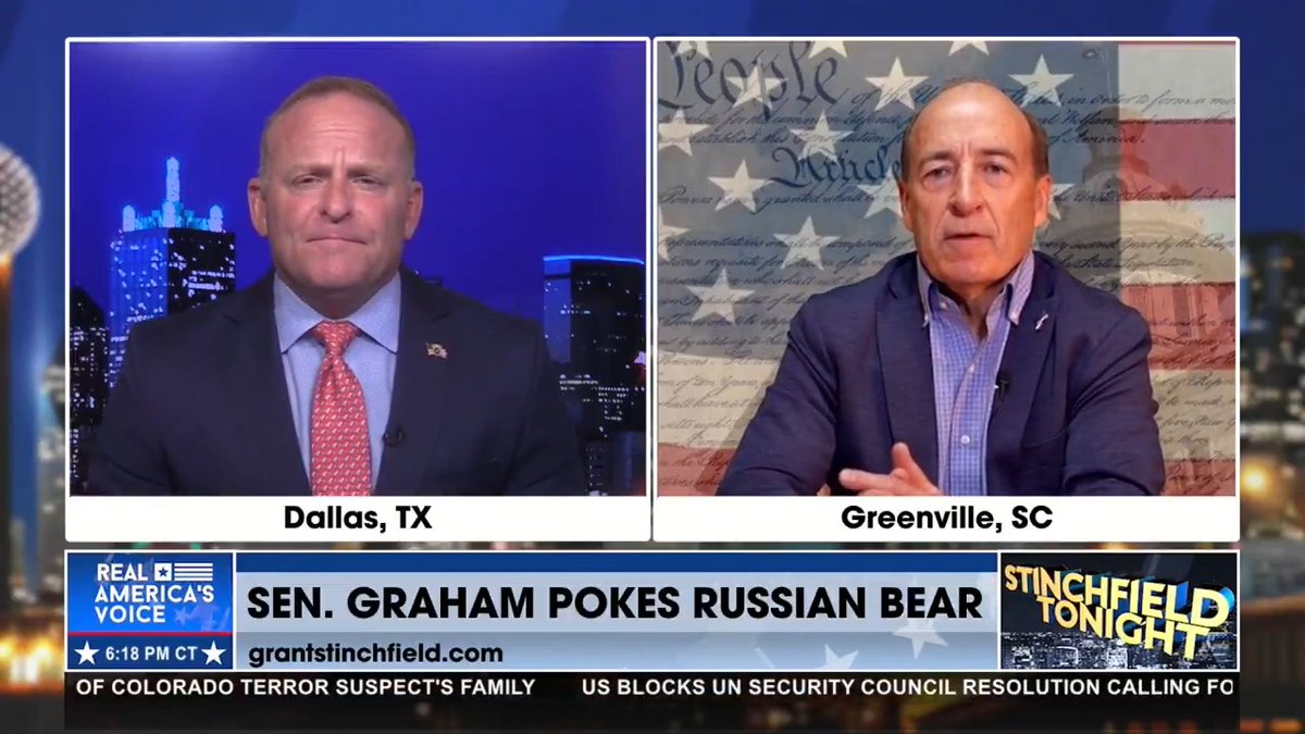 WHAT IS LINDSEY GRAHAM DOING? Mark Lynch: "We don't want to have a war start with somebody like Blumenthal and Graham doing something on the side." Grant Stinchfield