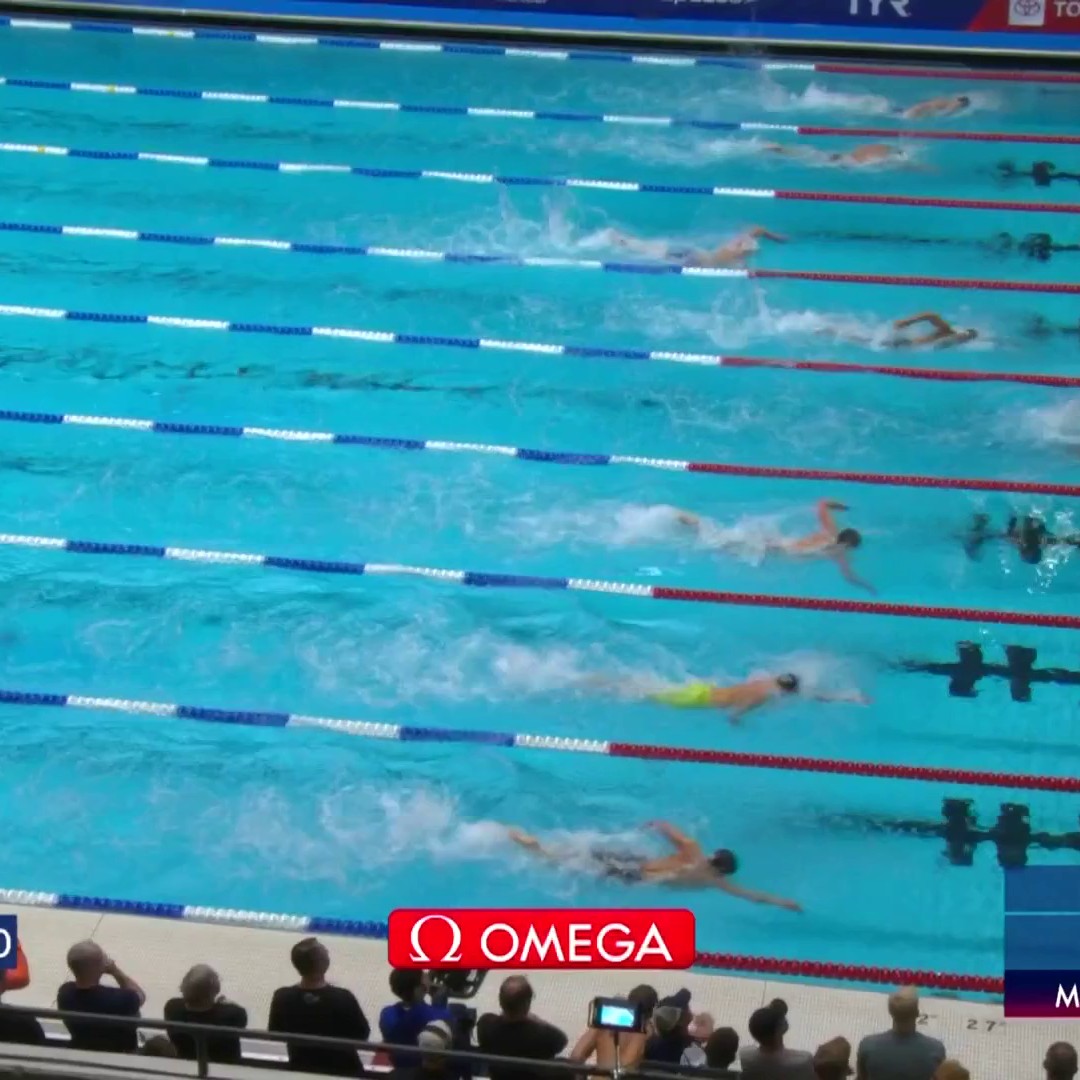 LUKE HOBSON HAS TAKEN DOWN A MICHAEL PHELPS RECORD‼️ Hobson goes 1:43.73 for a new 200m freestyle U.S. Open record, besting Phelps’ record from 2008 😨