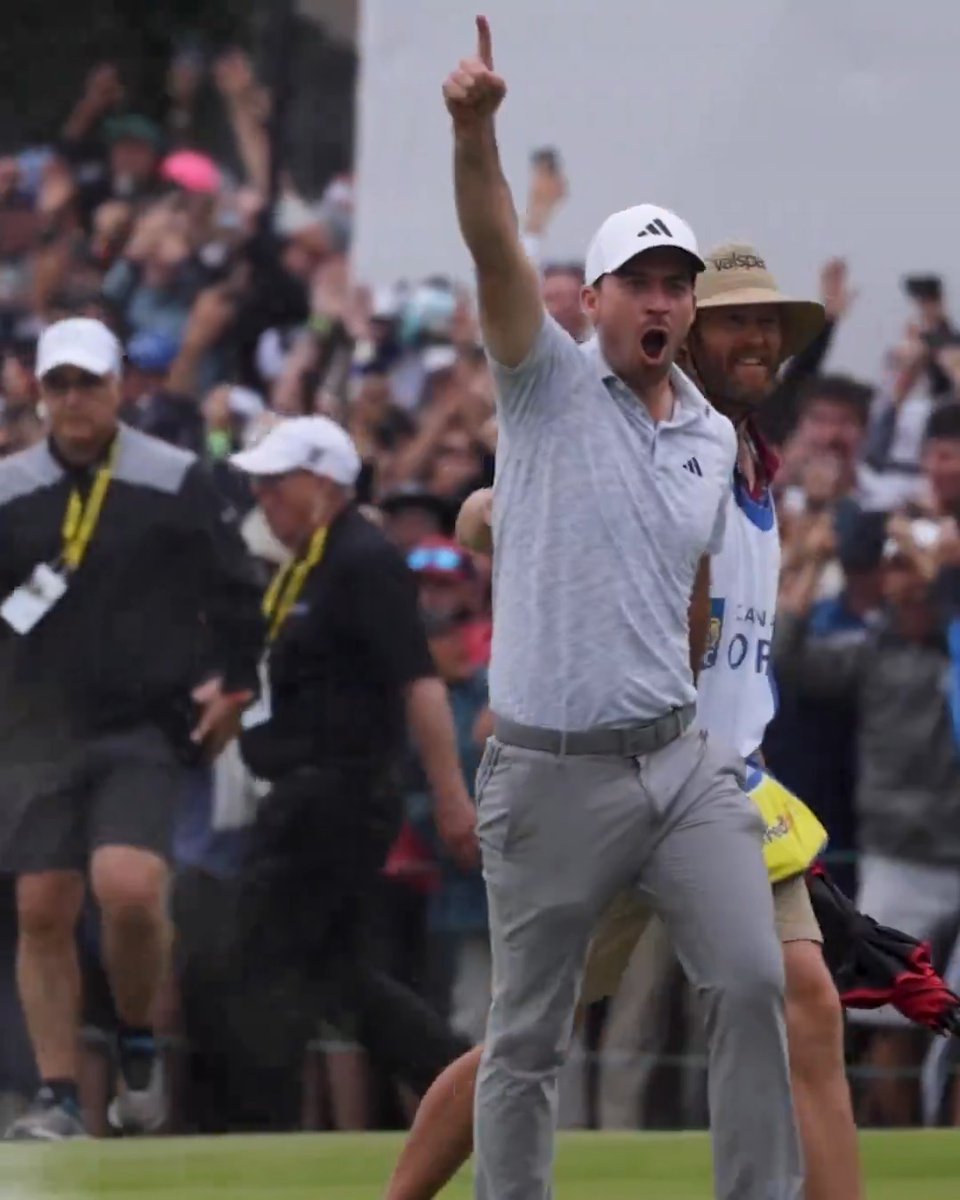 For the eagle. FOR THE WIN. Nick Taylor's walk-off victory at the 2023 RBC Canadian Open was one for the ages. #TOURVault