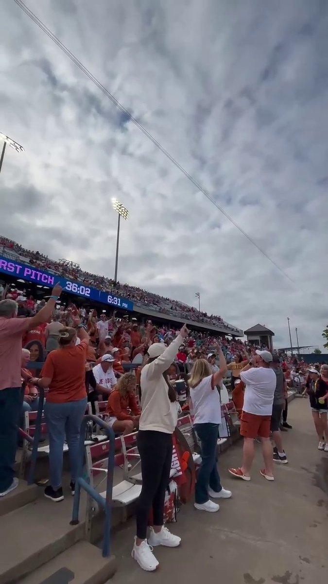 Texas fans SHOWED OUT to support the Longhorns in the WCWS Finals 🍿 📺 NOW on ESPN/ESPN+