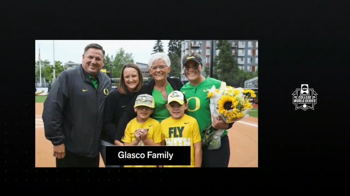 "If we're the number 12 seed, I know we're going to get to the World Series." The presence of Geri Ann Glasco can be found at the Women's College World Series. ♥️ #WCWS