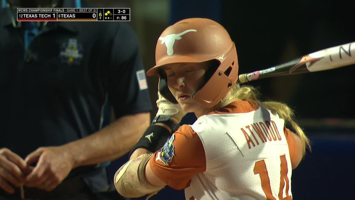 TEXAS HAS THE LEAD ON REESE ATWOOD'S FIRST HIT OF THE WORLD SERIES 🔥