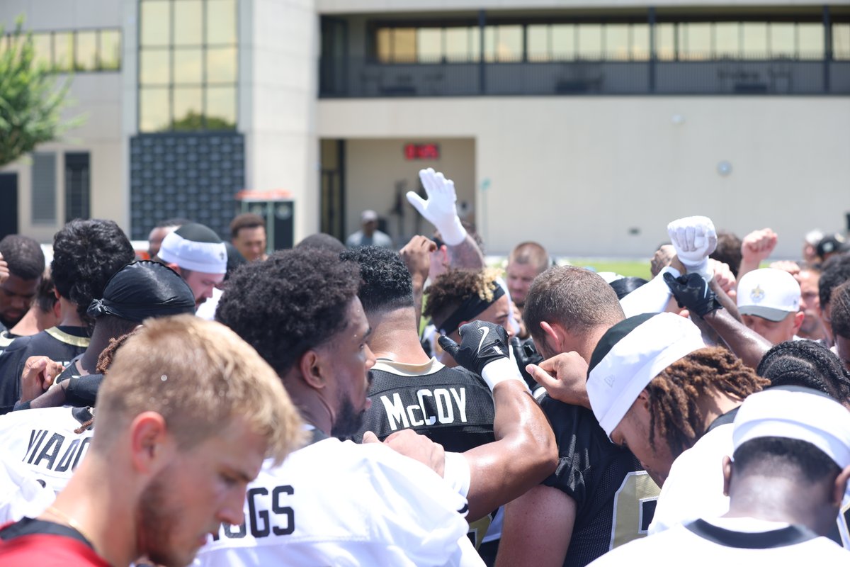 In the heat 🔥 #Saints | Peoples Health