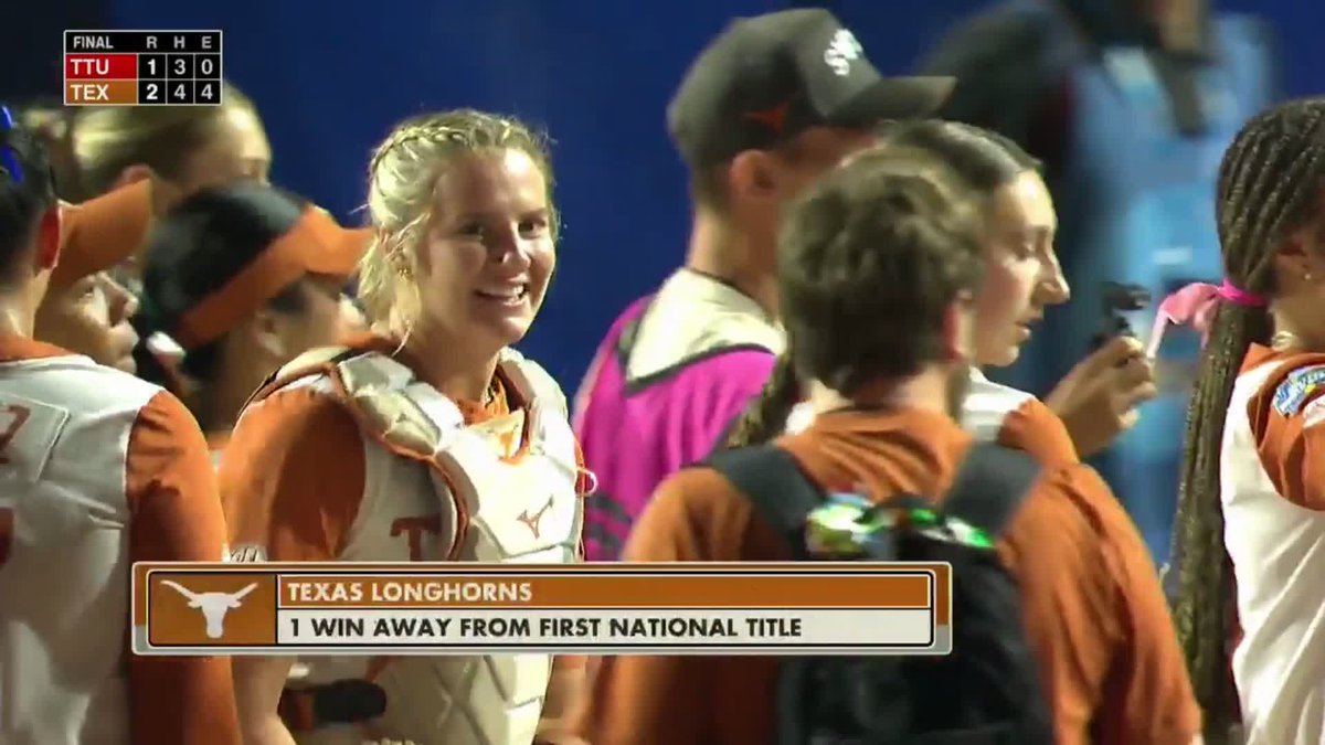 GAME 1️⃣ GOES TO TEXAS 🔥 #WCWS x 🎥 ESPN / Texas Softball