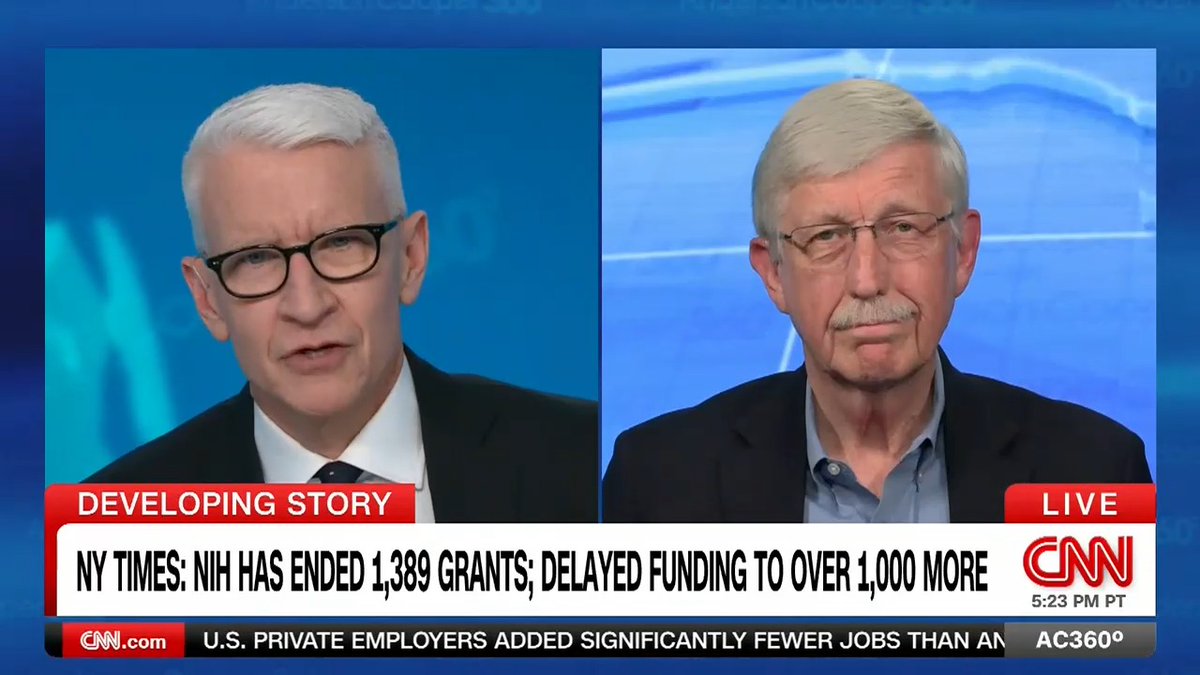 "The long-term consequences are already quite troubling": Dr. Francis Collins, former Director of the National Institutes of Health, talks about the impact that the Trump administration's heavy cuts to medical research grants could have on public health.
