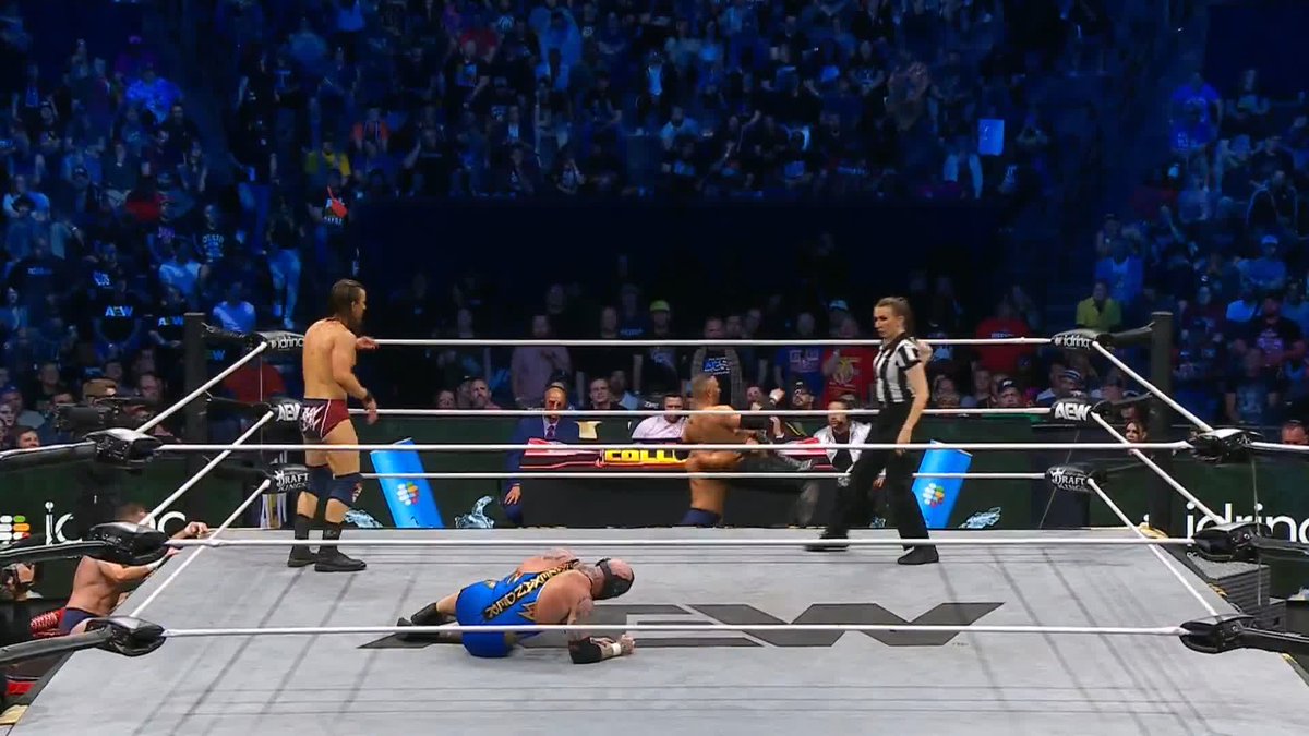 "WE'VE GOT BODIES LITERALLY EVERYWHERE!" Watch #AEWFyterFest LIVE on TBS &amp; MAX