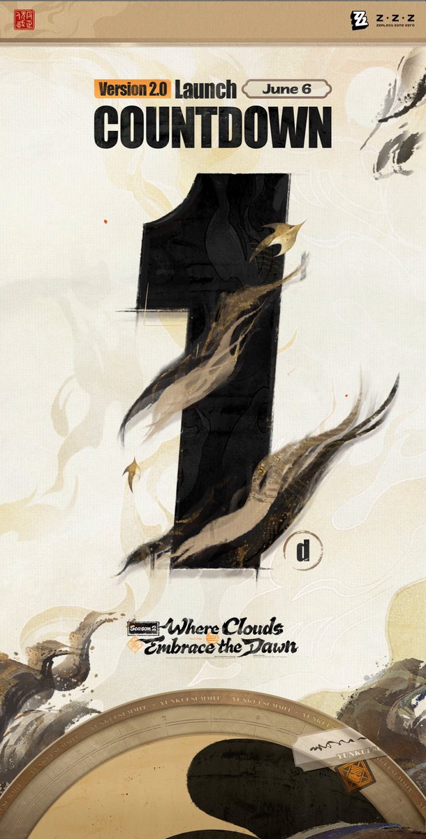 Only 1 day until Zenless Zone Zero Anniversary Version 2.0 "Where Clouds Embrace the Dawn" goes live! "Motion and stillness; Clarity and impurity!" #zzzero #zenlesszonezero #NextstopWaifei #Yixuan