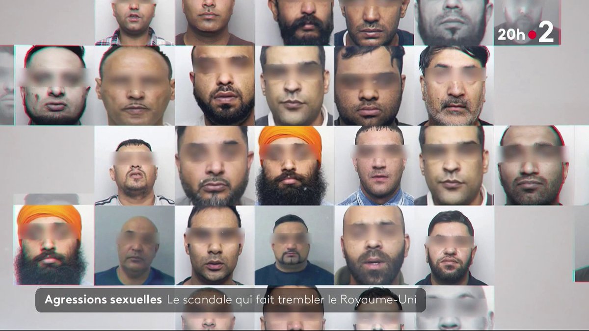 #JT20h : les "grooming gangs", un scandale qui fait trembler le Royaume-Uni. Majoritairement d’origine pakistanaise, ces gangs sont accusés de viols en bande dans plusieurs villes. Police et services sociaux sont accusés, eux, d'avoir fermé les yeux.
