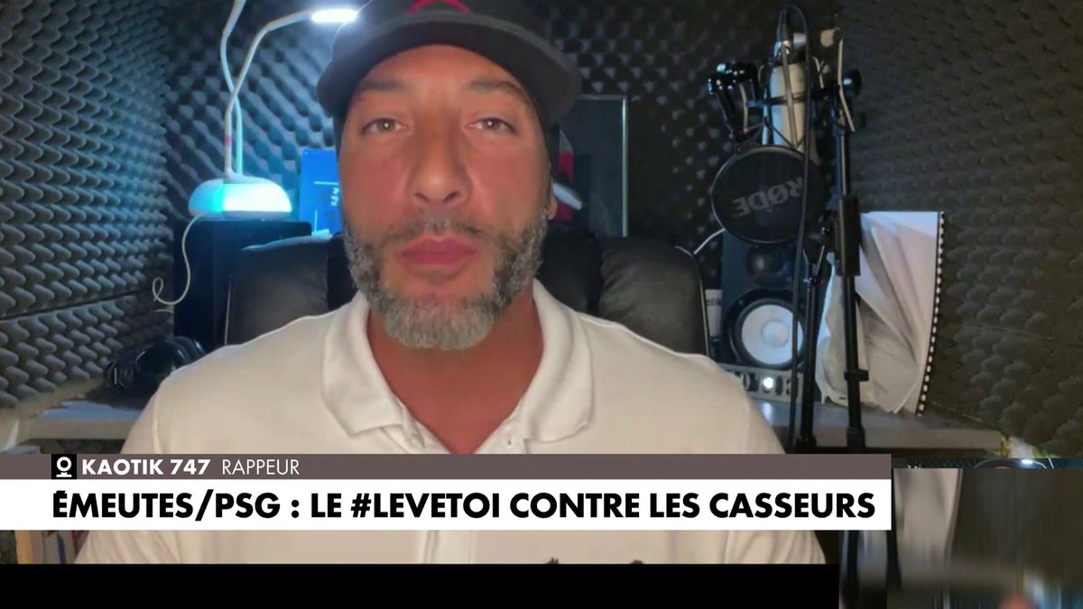 Le rappeur Kaotik 747 s'adresse aux casseurs et aux auteurs de violences après la victoire du PSG, et délivre un message à la justice française qu'il juge «laxiste», dans #LaMatinale
