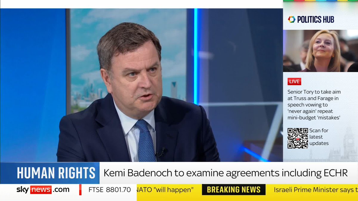 "There are many things that the British public expects us to do that is too often thwarted by legal and human rights issues." Mel Stride tells Matt Barbet about Kemi Badenoch's plan to examine whether the UK should leave the ECHR.