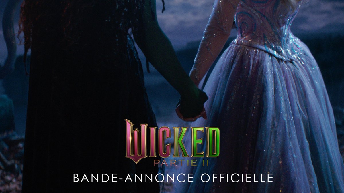 La bande-annonce du film Wicked 2 a été dévoilée.🪄 Le 19 novembre au cinéma.