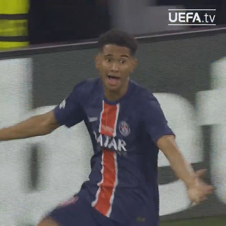 Academy graduate scoring for his club in a #UCLfinal 💫 A dream come true for Senny Mayulu ❤️💙