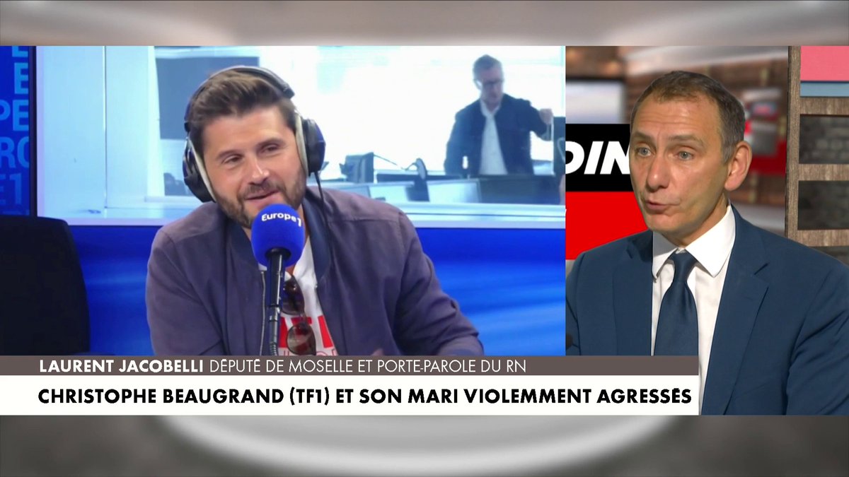 Alors que le mari de l'animateur Christophe Beaugrand a été violemment agressé par des individus qui se sont introduits à leur domicile de Sèvres cette nuit, Laurent Jacobelli s'indigne : «La justice est rarement du côté des honnêtes gens aujourd'hui», dans #MorandiniLive