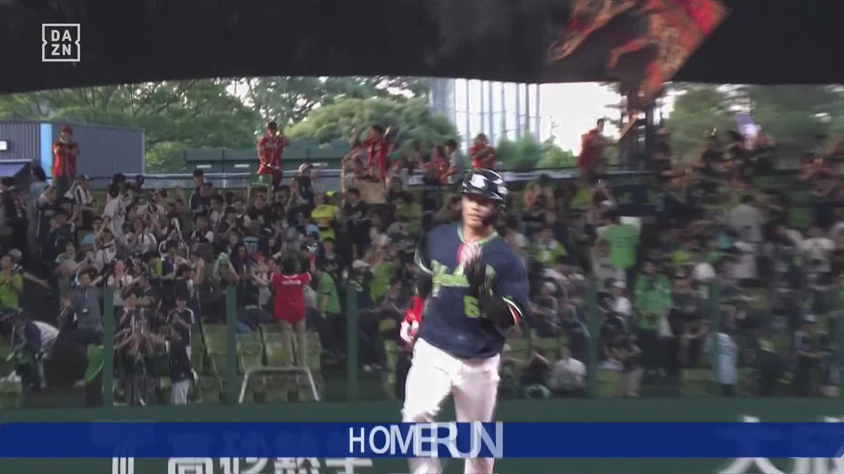 ベース1周が速い ダイヤモンドを駆け抜けた 伊藤琉偉 プロ初ホームラン #オレをみろ 「DAZN BASEBALL」 月々2,300円 (年間プラン・月々払い) 年間契約の初月無料 登録はこちら⏬ ⚾プロ野球(2025/6/5) 🆚西武×ヤクルト 📱Live on DAZN #swallows