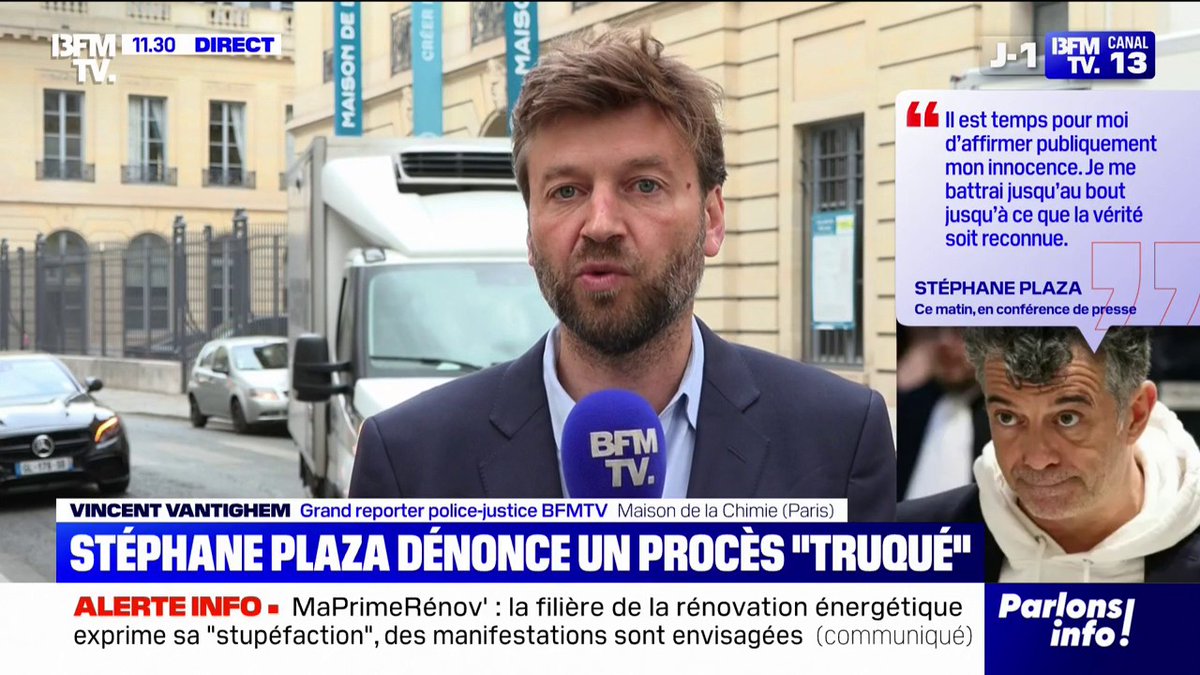 C’est vraiment une stratégie étrange d’accuser le parquet d’avoir truqué le procès pour te défendre d’accusations de violences comme le fait Stéphane Plaza. Quelque chose me dit que ça ne va pas marcher
