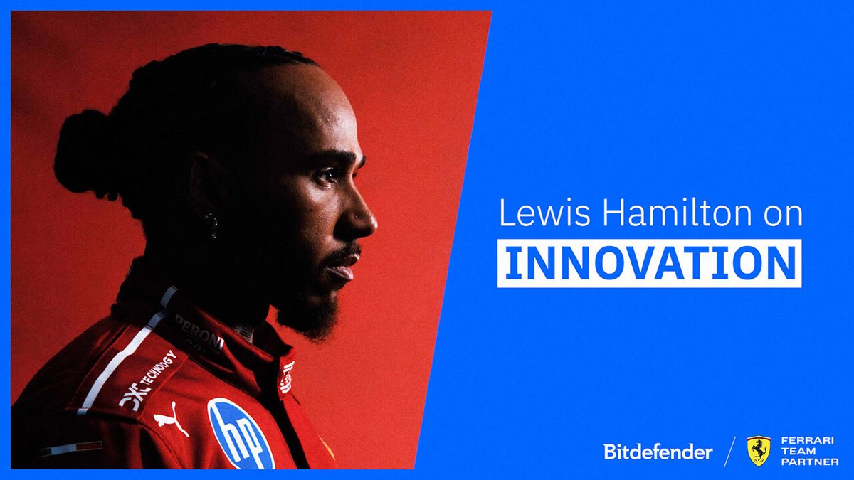 Watch Lewis Hamilton share his excitement about how innovation and AI are transforming motorsport, with data closely guarded by advanced cybersecurity. Brought to you by Bitdefender, Global Leader in Cybersecurity and Scuderia Ferrari HP Team Partner. #TrustedAlways