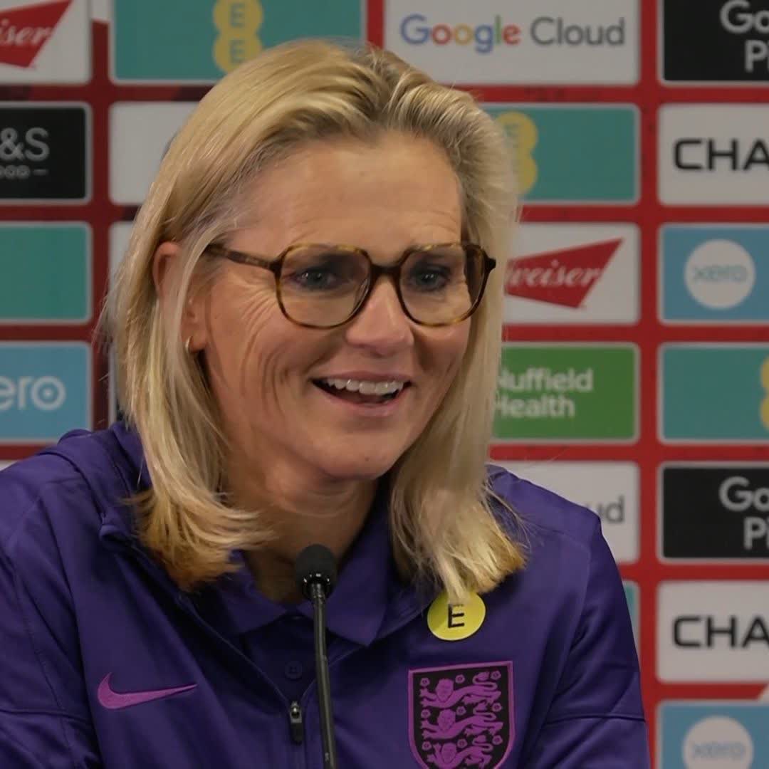 🗣️ "It's really important that I am honest" Sarina Wiegman says she is really happy with her England squad harmony ahead of the Euros and she has no regrets with her communication style 🏴 #SSNLionesses