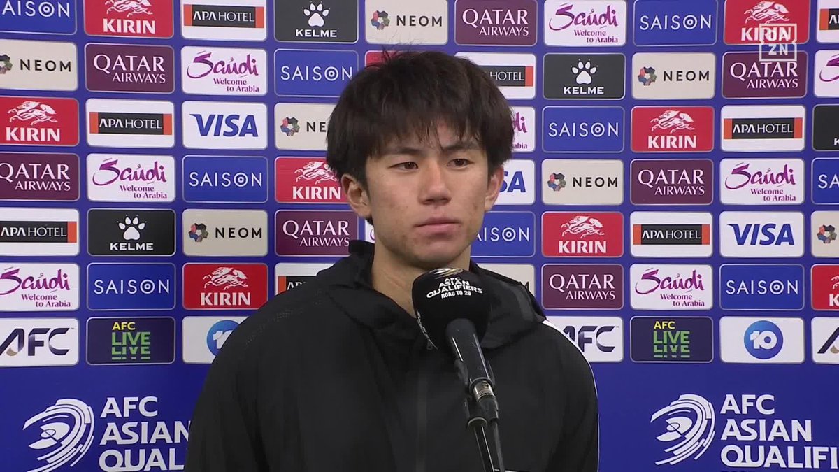 「もっとチームを活性化したかった」 代表デビューの平河悠は 今後の成長を誓う 🏆AFCアジア最終予選 🆚オーストラリア×日本 📺#DAZN 独占配信 最強の #代表みようぜ