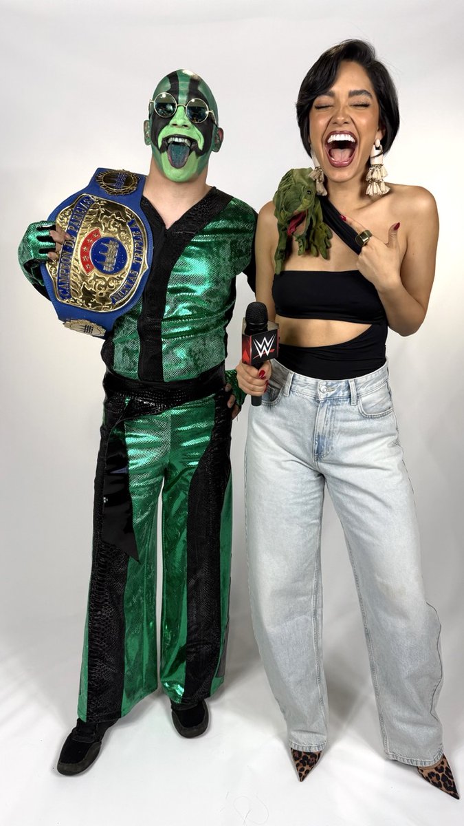 Pin-Pon con Mr. Iguana (y la yesca 😉), no te pierdas #WorldsCollide este sábado por YouTube 📺