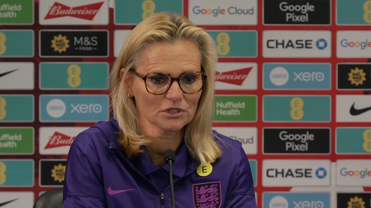 ''She brings something different, and I hope she can show that in the summer'' 👀 Sarina Wiegman believes Michelle Agyemang offers something different to the England squad 🎤 #SSNLionesses
