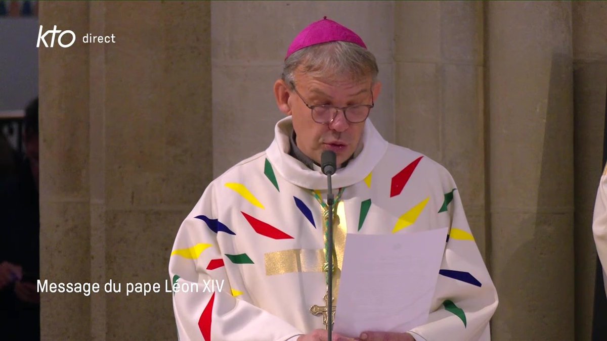 🔴Le message du pape #LéonXIV aux prêtres d'Île-de-France. Diocèse de Paris Diocèse de Nanterre Diocèse de Versailles Diocèse de Meaux Diocèse Évry Diocèse Saint-Denis Diocèse aux armées françaises 👉La messe du #Jubilé des prêtres d'Île-de-France à Cathédrale Notre-Dame de Paris :
