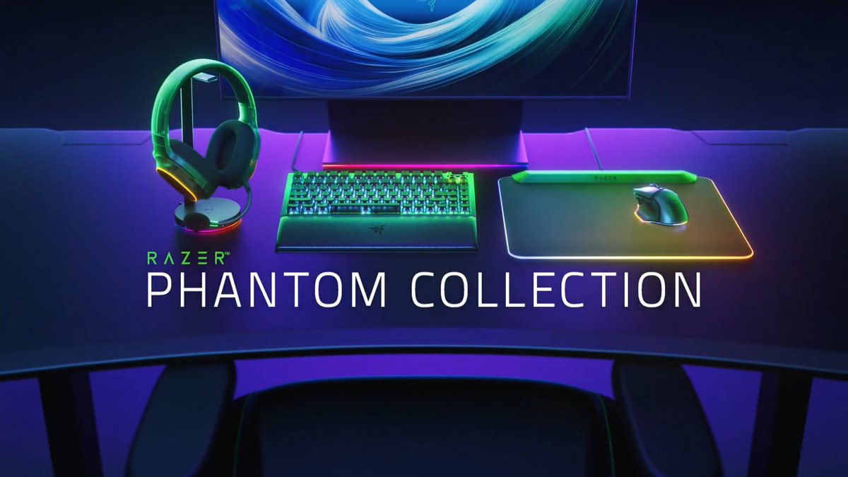 Witness true design come to light, Razer style, with the all-new Razer Phantom Green Edition: Get yourself a full Razer setup in a translucent green aesthetic now!