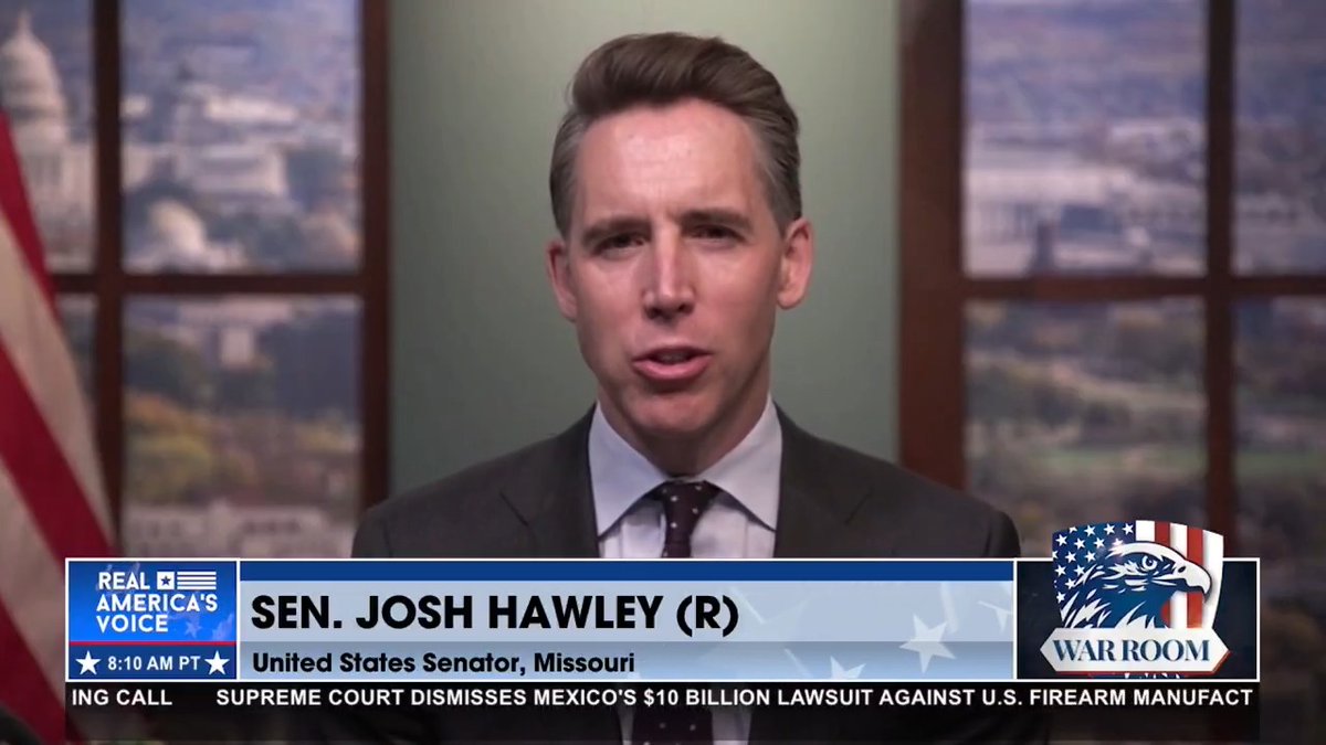 "Right now, these liberals are enraged and they are willing to burn it all down just to stop @potus." Josh Hawley exposed the hypocrisy of Professor Kate Shaw and Democrats on their changing position of District Judges issuing nationwide injunctions. Bannon’s WarRoom