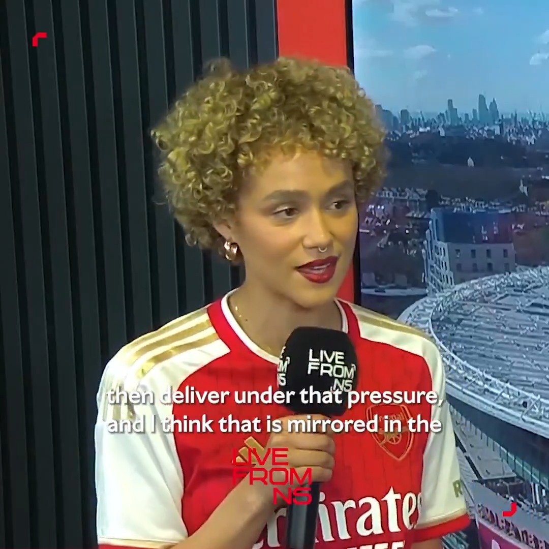 💬 “You realise how much pressure these players are under, and I can relate to that.” Nathalie Emmanuel on Live From N5 🤩 Our matchday show returns next season for every home game, Gooners 📺