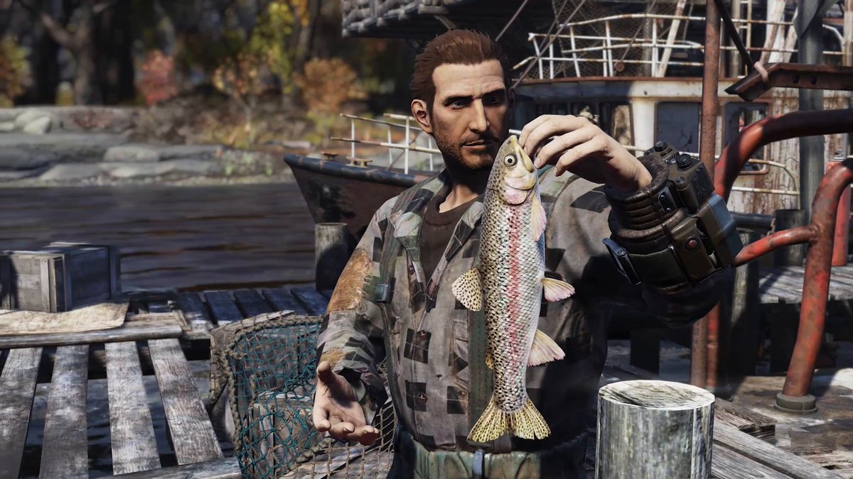 Reel in those fish! 🎣 Get the Gone Fishing Emote from the Atomic Shop FREE for all Fallout 1st members until July 8! #Fallout76