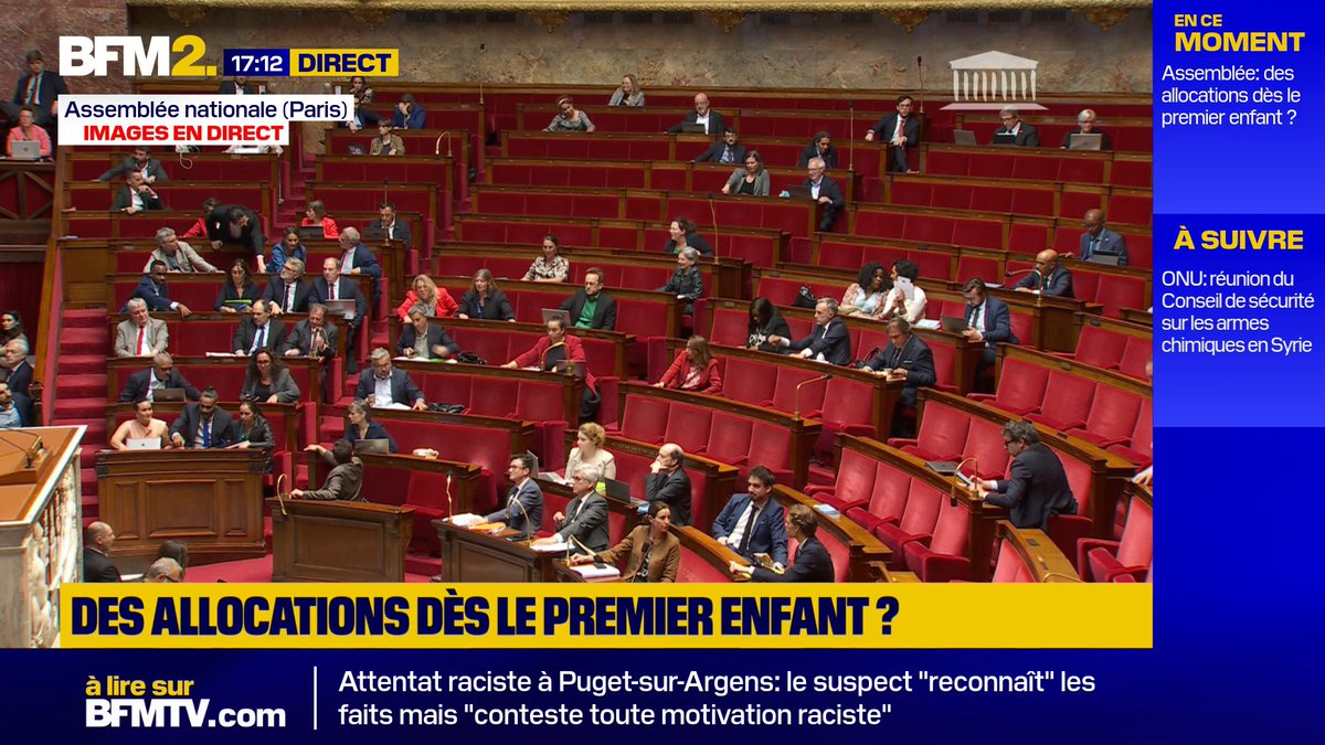 🚨🇫🇷 FLASH | L’Assemblée nationale ADOPTE une proposition de loi visant à accorder le versement des allocations familiales dès le PREMIER ENFANT.