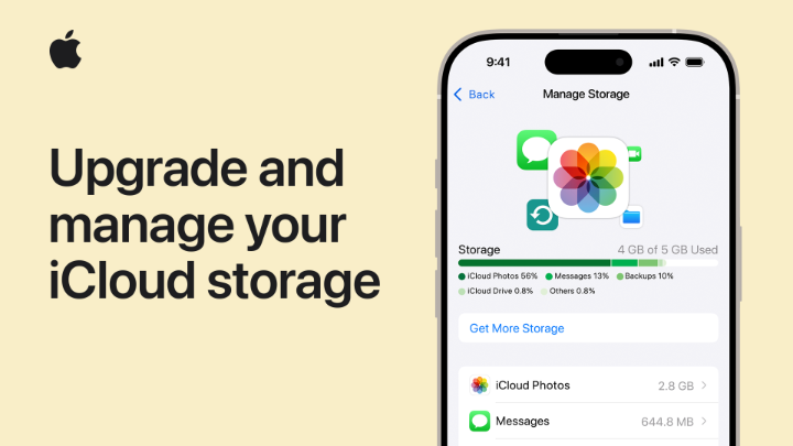 Need more iCloud storage for documents, device backups, and photos? You have options. You can manage or upgrade your storage anytime. Here’s how.