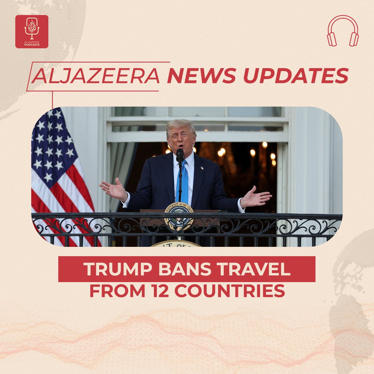 From Israeli attacks in Gaza to Donald Trump signing a travel ban on 12 countries, here are your daily #AJNewsUpdates ⤵️ 🎧 For more, subscribe and listen on all podcast platforms: