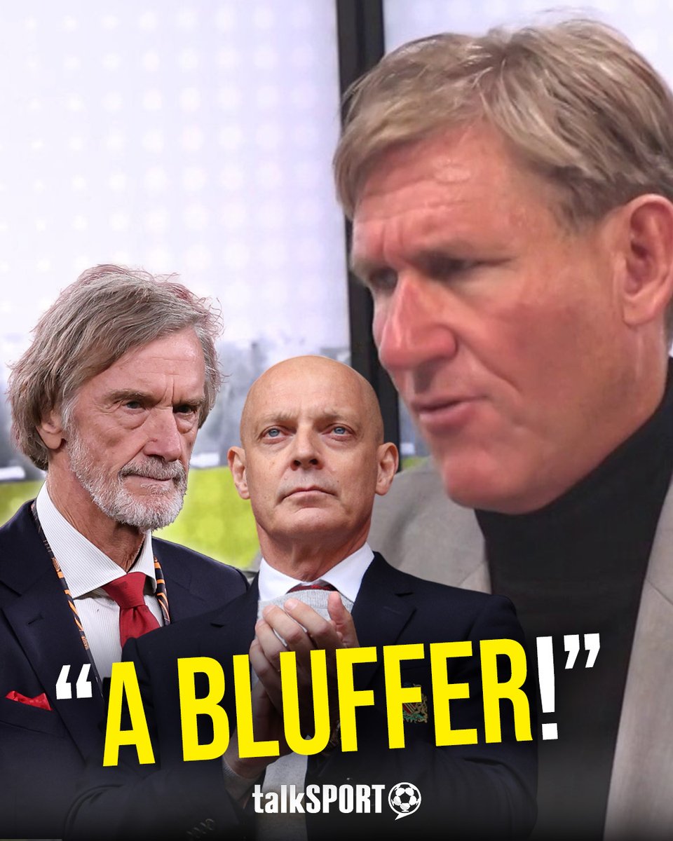 🤷♂️ "I said Dave Brailsford was a bluffer, and I maintain that!" ❌ "He is not at the level people suggest is required for United!" Simon Jordan BACKS Sir Jim Ratcliffe's latest major changes behind the scenes at #MUFC! 👊