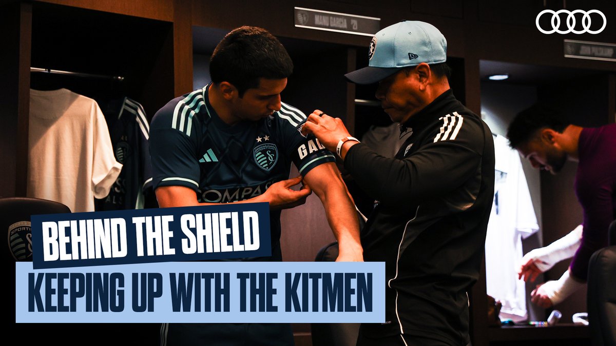Meet the duo supporting every practice and gameday from behind the scenes. 👕👟 Behind The Shield: Keeping Up With the Kitmen #SportingKC | Audi USA
