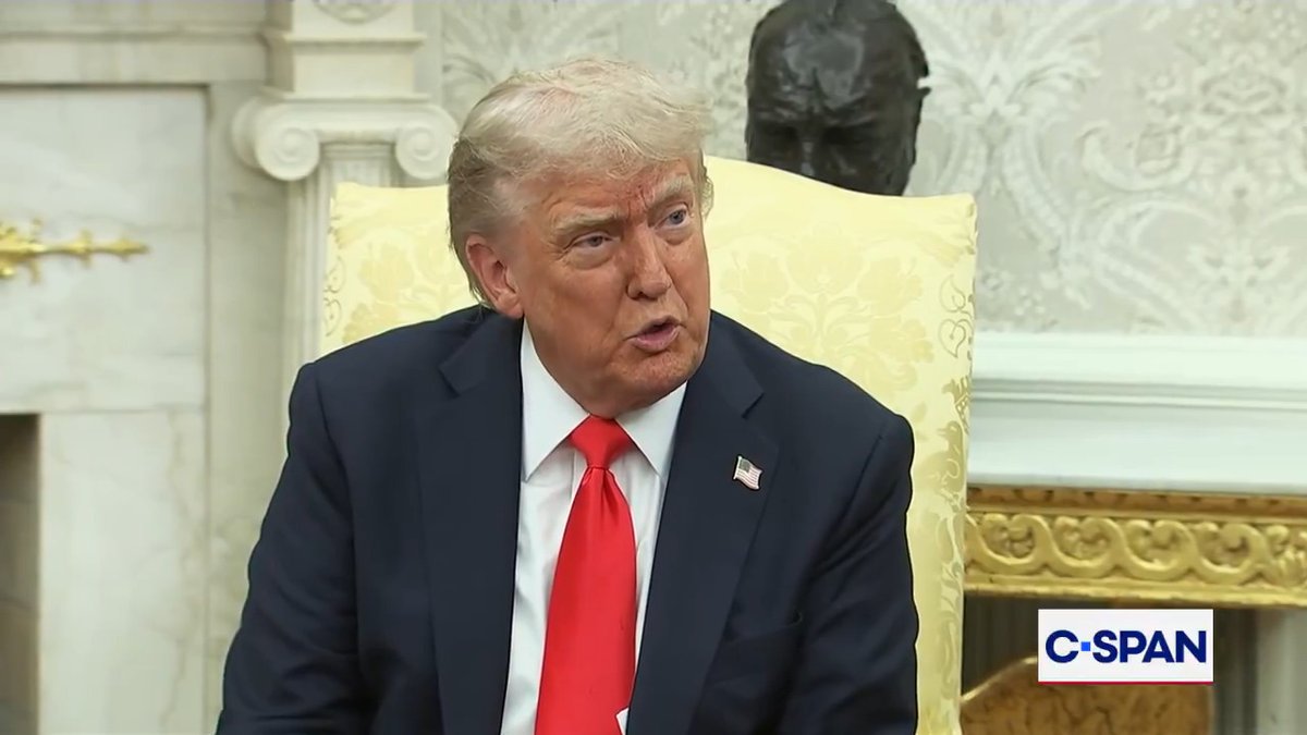 TRUMP ON MUSK: "I've always liked Elon. I was very surprised...I'm very disappointed in Elon. I've helped Elon a lot."