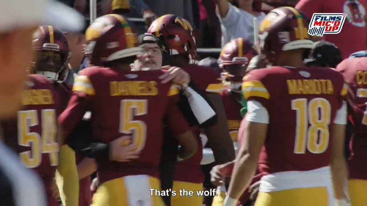 "That's the wolf." Washington Commanders found the right man to lead them last season 💪