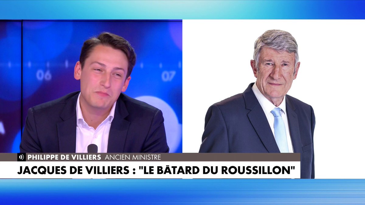 Philippe de Villiers rend hommage à son petit-fils dont il est fier après la sortie de son livre.