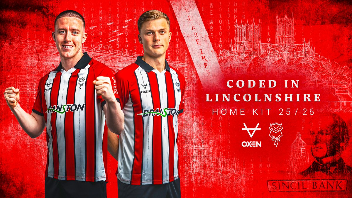 Coded in Lincolnshire - introducing your 2025/26 home kit!