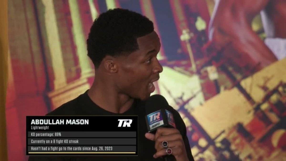 KEYSHAWN VS ABDULLAH ANYONE? 🍿 The two Lightweights exchange words on stage.