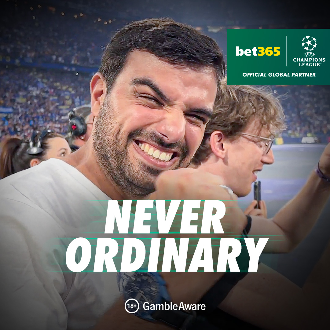 "Trust me when I say this is going to be the 𝗯𝗲𝘀𝘁 thing you watch all day!" Two Inter superfans, reunited after 14 years apart. The UEFA Champions League is #NeverOrdinary with bet365.