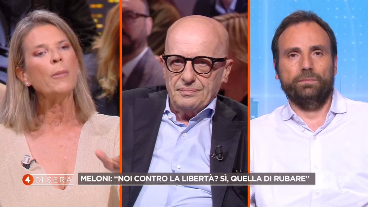 "Se mi occupano la casa, io mi incazzo!" Alessandro Sallusti a #4disera