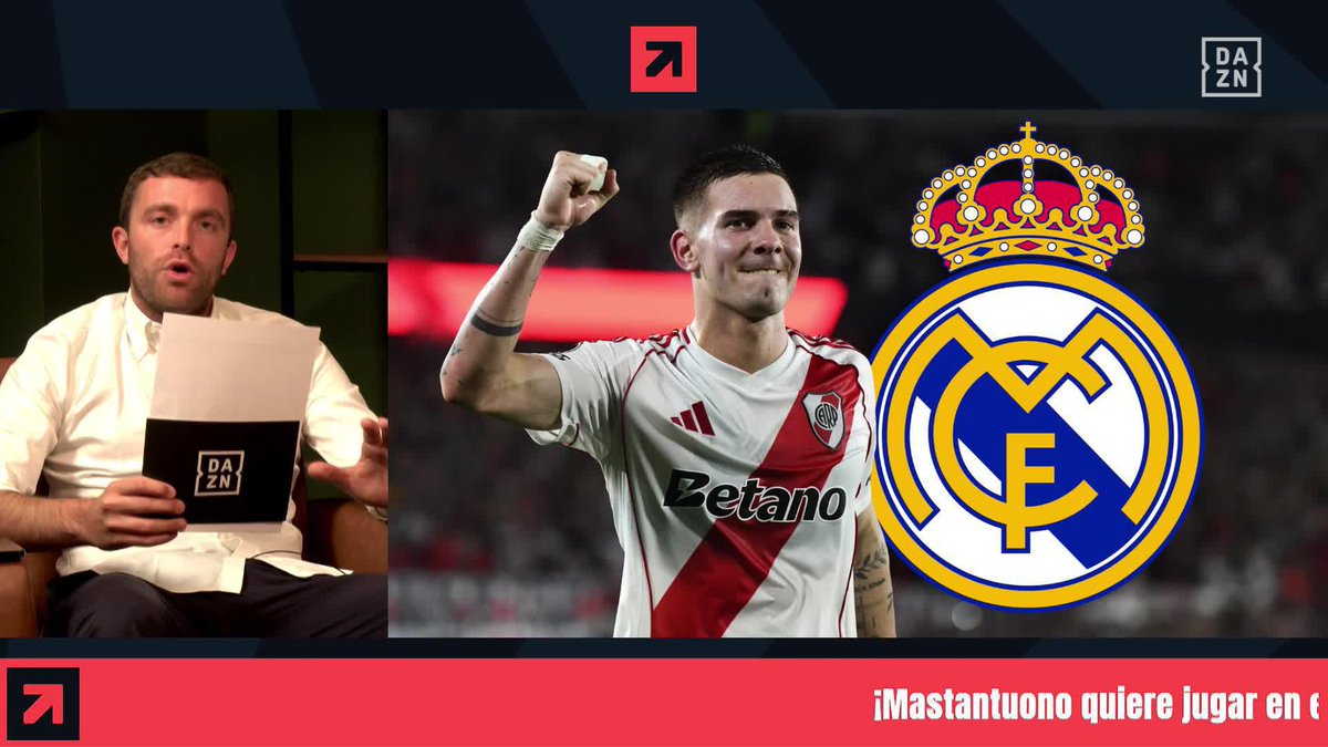 HAY ACUERDO ENTRE FRANCO MASTANTUONO Y REAL MADRID 💣💥 Fabrizio Romano suelta la BOMBA. Una nueva estrella, lista para llegar al Bernabéu #DAZNTransfer