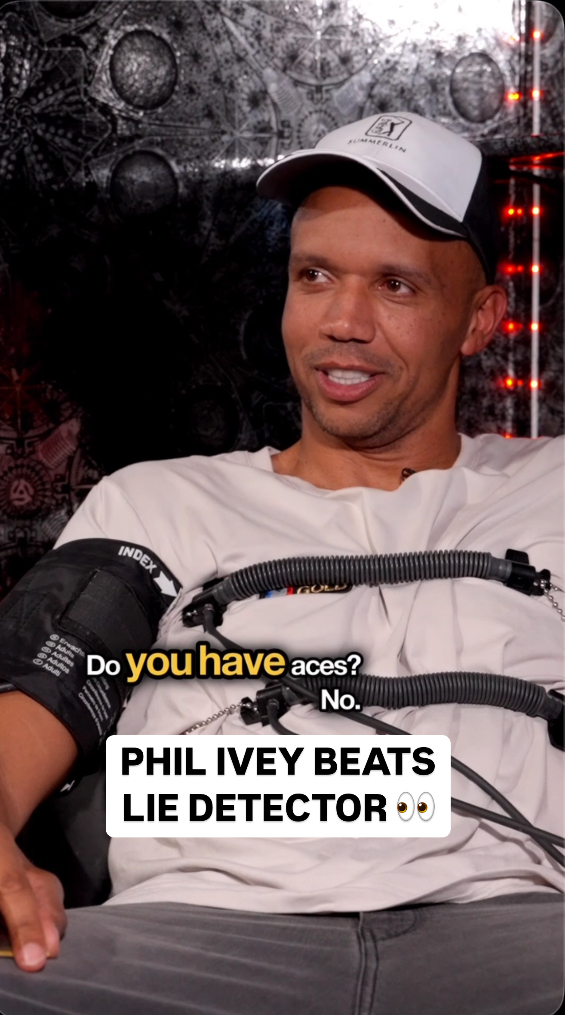 We gave Phil Ivey two cards and hooked him up to a lie detector test 👀
